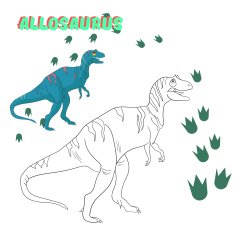 Educational game coloring book dinosaur vector N4