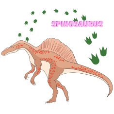 Cartoon dinosaur vector illustration N9