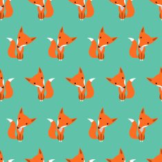 Graphically foxes pattern