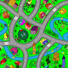 carpet road vector seamless