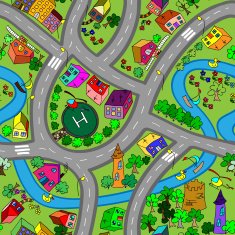 road vector seamless