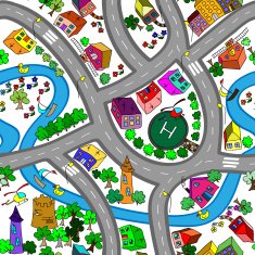 carpet road vector seamless N2
