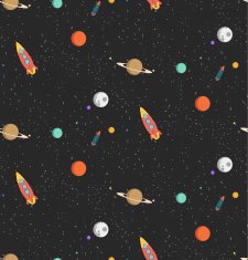 Seamless space pattern N6