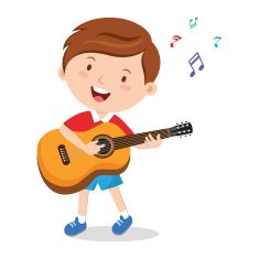 Boy Playing Guitar N8