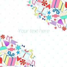 Holiday background with text placeholder
