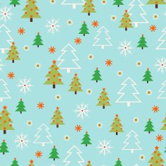Seamless vector greeting Christmas card N5