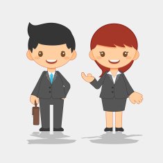 businessman man and woman N2