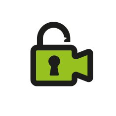 Secure movie icon