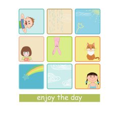 Children and animal