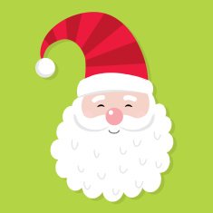 Cute Santa Claus vector design