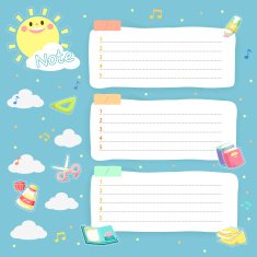 lovely plan schedule memos set