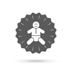 Baby infant sign icon Toddler boy symbol N2