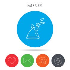Baby hat with nodule icon Newborn cap sign