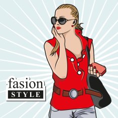 Women model Vector illustration