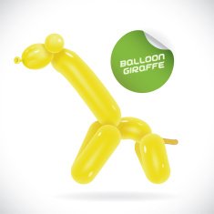 Glossy Giraffe Illustration