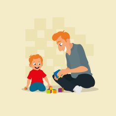 Dad playing with his son N2
