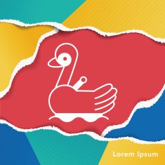 amusement park swan boats icon N2