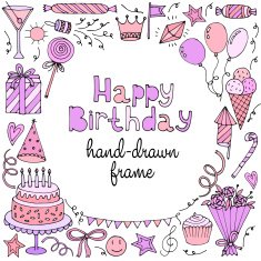 happy birthday greeting card N8