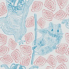 Doodle hand drawn hamster vector pattern