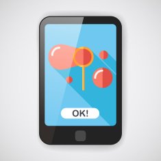 bubbles flat icon with long shadow eps10 N3