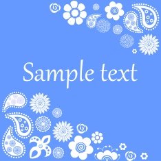 flowers template