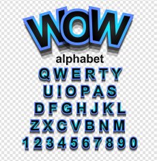 Colorful Funny Simple Font for Cartoon project Child event poster