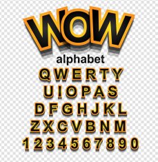 Colorful Funny Simple Font for Cartoon project Child event poster N2