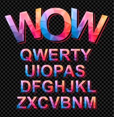 Colorful Funny Simple Font for Cartoon project Child event poster N5