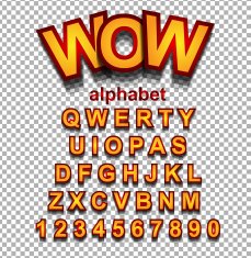 Colorful Funny Simple Font for Cartoon project Child event poster N8