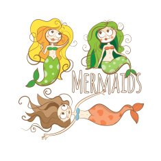Mermaids set