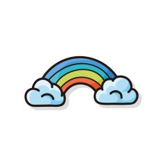rainbow doodle N2