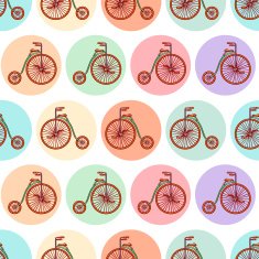 seamless vintage bicycles N2