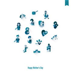 Happy Mothers Day Icons N113
