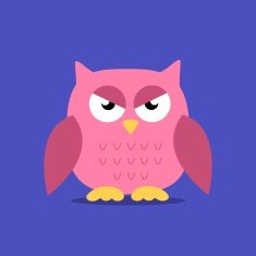 Vector Abstract Owl Design N5