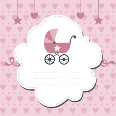 New baby shower invitation
