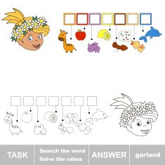 Find hidden word GARLAND