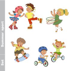 Kid summer sport set