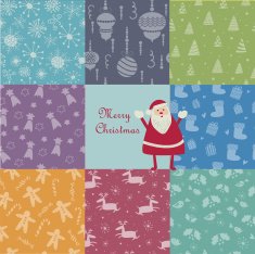 Christmas pattern set