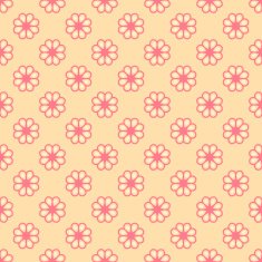 Feminine seamless pattern