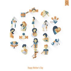 Happy Mothers Day Icons N142