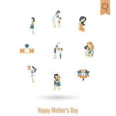 Happy Mothers Day Icons N151