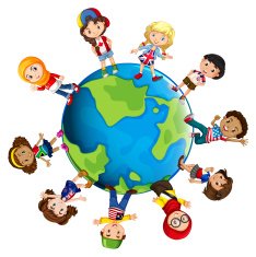 Children from different countries of the world N2