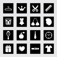 Fashion and accessories icon set N31