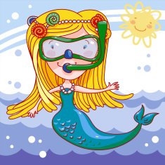Mermaid And Diving