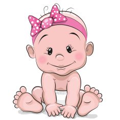 Cute Cartoon Baby Girl N7