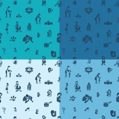 Mothers Day Seamless Pattern N11