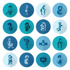 Happy Mothers Day Icons N154