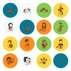 Happy Mothers Day Icons N159
