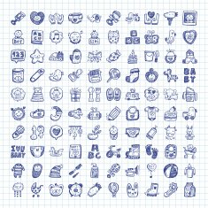 doodle baby icon