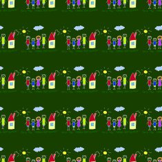 Colorful seamless pattern on blackboard N6